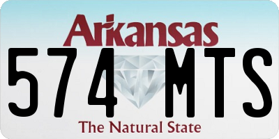 AR license plate 574MTS