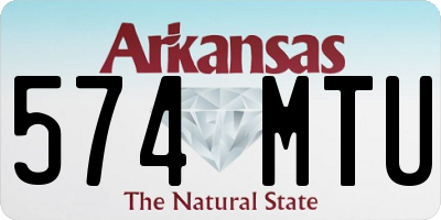 AR license plate 574MTU