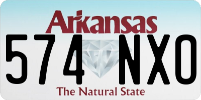 AR license plate 574NXO