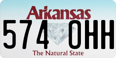 AR license plate 574OHH