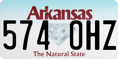AR license plate 574OHZ