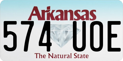 AR license plate 574UOE