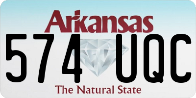 AR license plate 574UQC