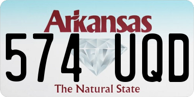 AR license plate 574UQD