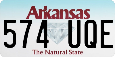 AR license plate 574UQE