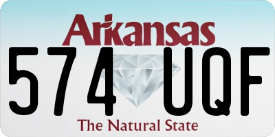 AR license plate 574UQF