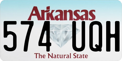 AR license plate 574UQH