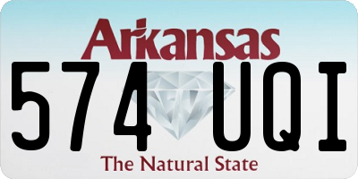 AR license plate 574UQI