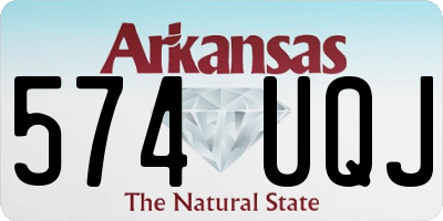AR license plate 574UQJ