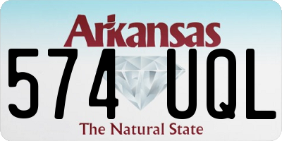AR license plate 574UQL