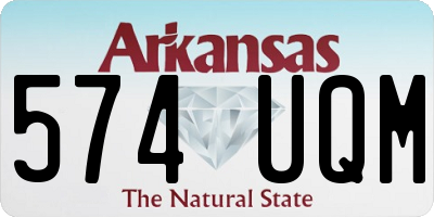 AR license plate 574UQM