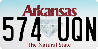 AR license plate 574UQN