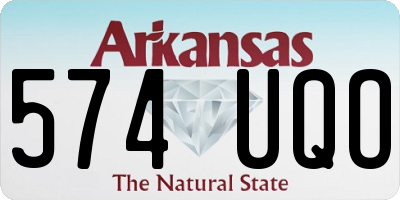 AR license plate 574UQO