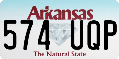 AR license plate 574UQP