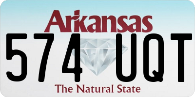 AR license plate 574UQT