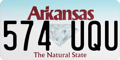 AR license plate 574UQU