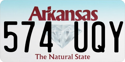 AR license plate 574UQY