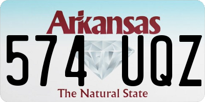 AR license plate 574UQZ