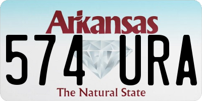 AR license plate 574URA