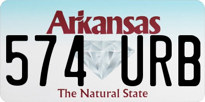 AR license plate 574URB