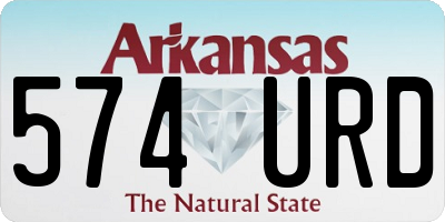 AR license plate 574URD