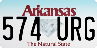 AR license plate 574URG