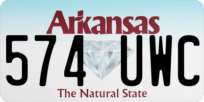 AR license plate 574UWC