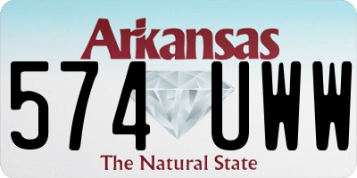 AR license plate 574UWW