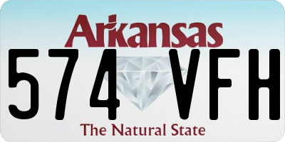 AR license plate 574VFH