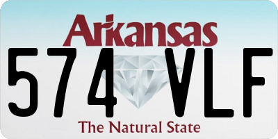 AR license plate 574VLF