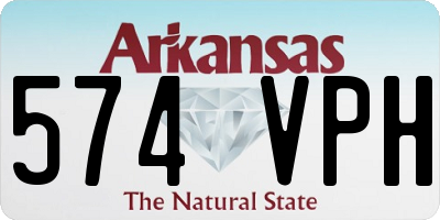 AR license plate 574VPH