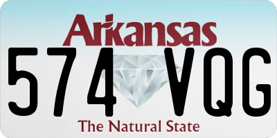 AR license plate 574VQG