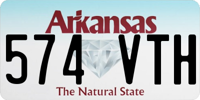 AR license plate 574VTH