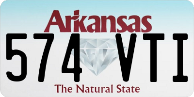 AR license plate 574VTI