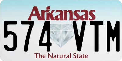 AR license plate 574VTM