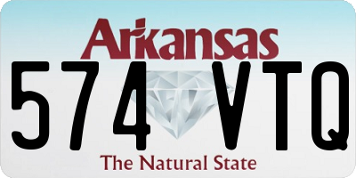 AR license plate 574VTQ