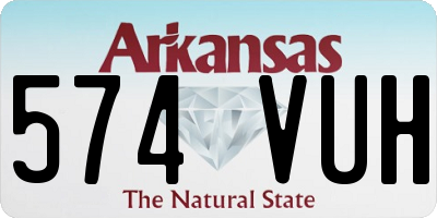 AR license plate 574VUH