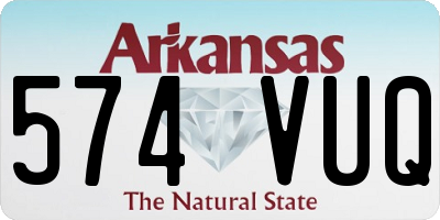 AR license plate 574VUQ