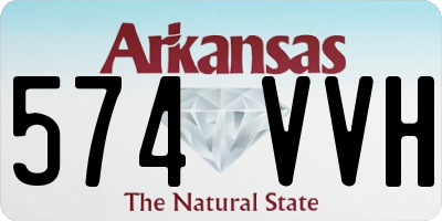 AR license plate 574VVH
