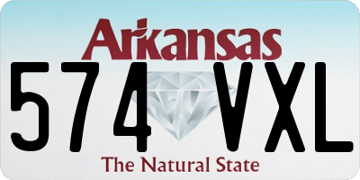 AR license plate 574VXL