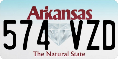 AR license plate 574VZD
