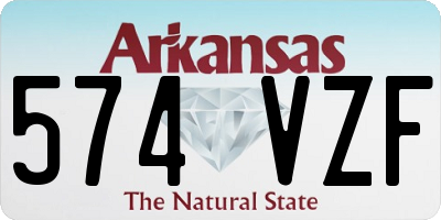AR license plate 574VZF