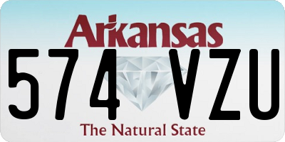 AR license plate 574VZU