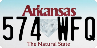 AR license plate 574WFQ