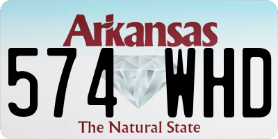 AR license plate 574WHD