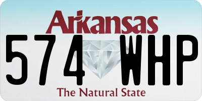 AR license plate 574WHP