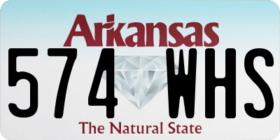 AR license plate 574WHS