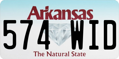 AR license plate 574WID