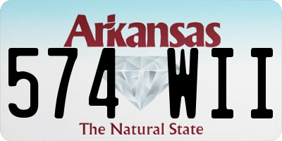 AR license plate 574WII