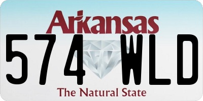 AR license plate 574WLD